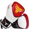 Mytra Fusion Punch Hard Boxing Gloves Artificial Leather Boxing Gloves 10oz 12oz 14oz 16oz Boxing Gloves for Training Punching Sparring Punching Bag Muay Thai Kickbox (12-oz, White Red) view 4