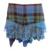 Genuine Scottish Tartan Designer Funky Kilt STEAM Punk PSYTRANCE Skirt N1 Blue (Medium-Large) view 1