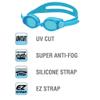 VIEW Swimming Gear Junior Snapper Goggle, Aquamarine view 2