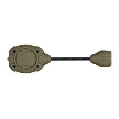 Princeton Tec Switch MPLS 10 Lumen Ultrabright Red/White LED Light, Universal Mounting System for Hardhats and Flexi-Neck Design, Essential for Law Enforcement, Military, and Trade Work, Olive Drab