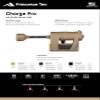 Princeton Tec Charge PRO Tactical White + Red Maxbright LED Low-Profile Task Light with Flexible Neck, 55 Lumens, Water-Resistant, Essential Accessory for Fire Rescue, Military, Outdoors and Safety, Tan view 2