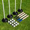 Net World Sports Complete Rounders Set (Bats, Balls, Poles, Bases & Carry Bag) (Classic or Jumbo)  Everything Your School, College or Team Needs for Rounders Action (Jumbo Rounders Set) view 1