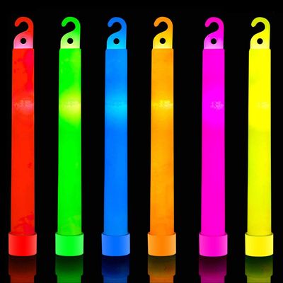 32 PCS Ultra Bright 6 Inch Halloween Glow Sticks - Emergency Bright Chem Glow Sticks with 12 Hour Duration - Camping, Hiking Glow Stick Lights - for Parties and Activities - Blackout Or Storm Ready