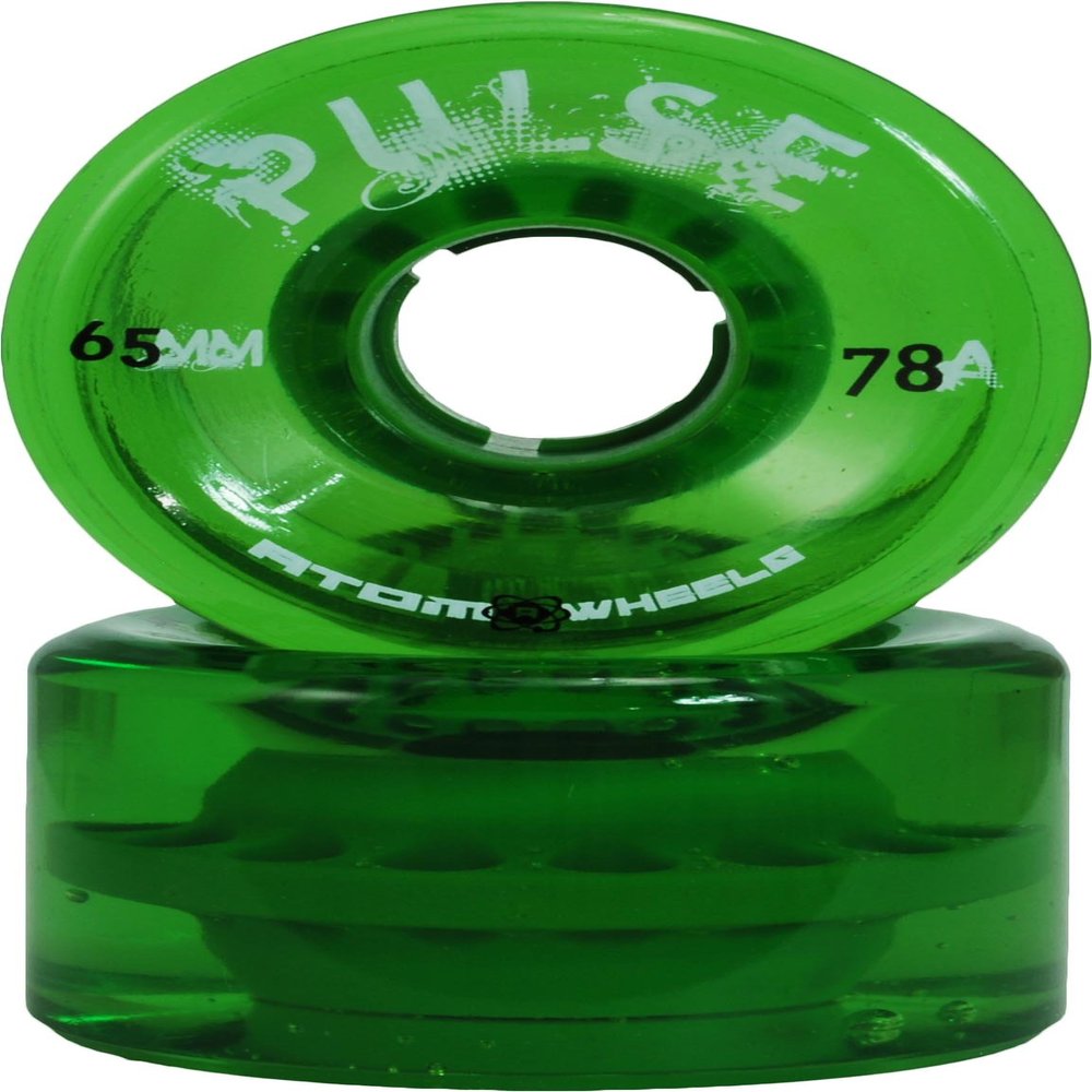 Atom Pulse Outdoor Wheels (Green, Set of 4)