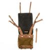 German WWII Tornister 34 Cowhide Backpack with Shoulder Straps view 4