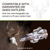 Skull Master by Illusion | Snow Camo | European Mount | Antler Mounting Kit | Euro Mount | 3D Modeled Replica Deer Skull | Taxidermy | Compatible with Harvested and Shed Antlers | Universal Sizing view 2