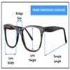 Cosmo Men's Eyeglasses - Modern Collection Frames - Black 52-24-150 view 2