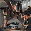 Yes4All Multifunctional Pull Up Bar Wall Mounted Capacity 300 Pounds - Black view 4