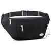 Entchin Fanny Pack for Women Men,Crossbody Belt Bag with 4-Zipper Pockets,Adjustable Waist Bag Pack,One of the Most Popular Travel Essential Gifts for Walking,Traveling,Cycling and Shopping (Black) view 1