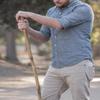 SE Survivor Series Wooden Walking/Hiking Stick with Hand-Carved Deer Design, 55" - WS628-55D view 2