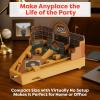 HEY! PLAY! 12-HY2070 Baseball Pinball Tabletop Skill Game - Classic Miniature Wooden Retro Sports Arcade Desktop Toy for Adult Collectors and Children view 4