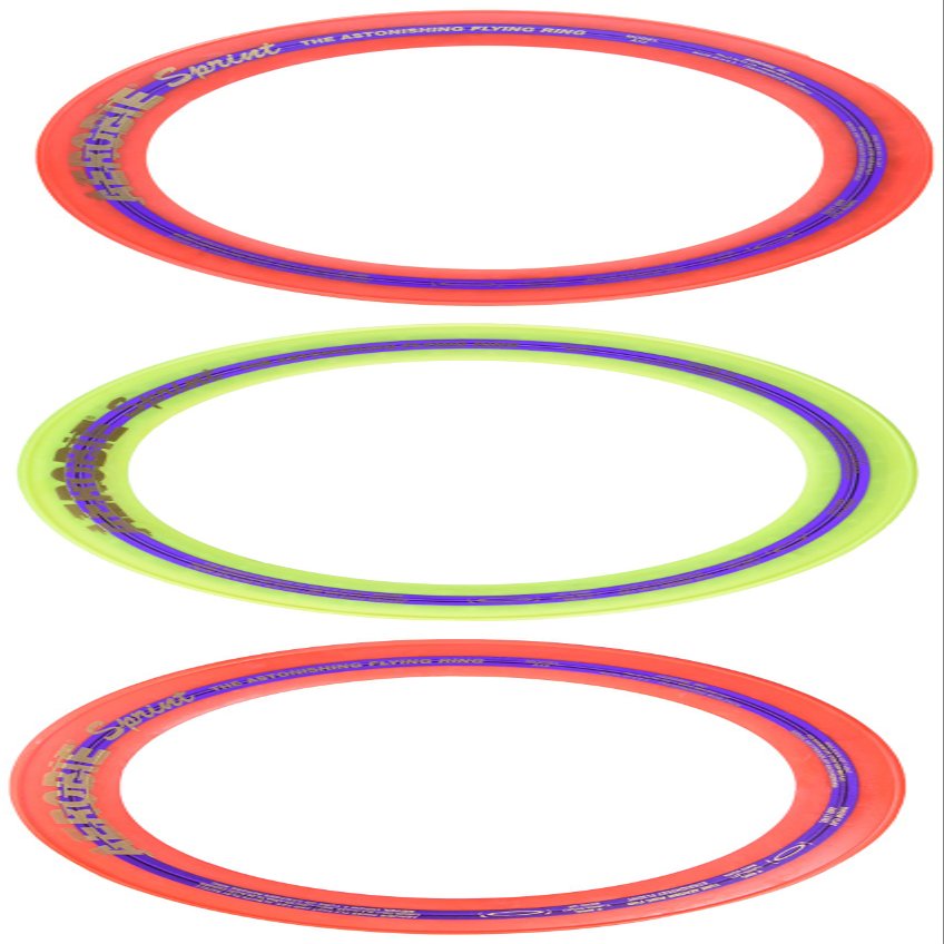 Aerobie Sprint Flying Ring, 10" Diameter, Assorted Colors, Set of 3