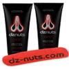 dznuts - Men's Pro Chamois Cream with Microfiber Towel, Anti-Chafing for Saddle Sores, Thigh Friction, Cyclists, Runners - 2 Pack (4 oz Each) view 1