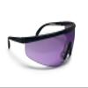 Bertoni Shooting Glasses with 4 Interchangeable Lenses and Carrying Case  AF899 Italy Tactical Protective Safety Glasses with RX Optical Prescription Carrier - Shiny Black view 2