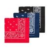 Levi's Men's 100% Cotton Multi-purpose Bandana Gift Sets  Headband, Wrap, Protective Coverage, Black/Red/Navy, Pack 3 view 1