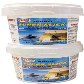 Fasco Epoxies Super Slick 2000 Epoxy Bottom Coating for Airboats, Jet Ski's, etc.: Gallon Kit