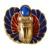 Egyptian Scarab Amulet Lapis pin/brooch view 1