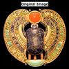 Egyptian Scarab Amulet Lapis pin/brooch view 3