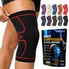 Knee Brace for Men and Women Knee Compression Sleeve Knee Support Wraps for Arthritis Joint Pain Relief, Workout, Swelling, Sports, Circulation, Running, Recovery for ACL & Meniscus Tear Medium Red view 1