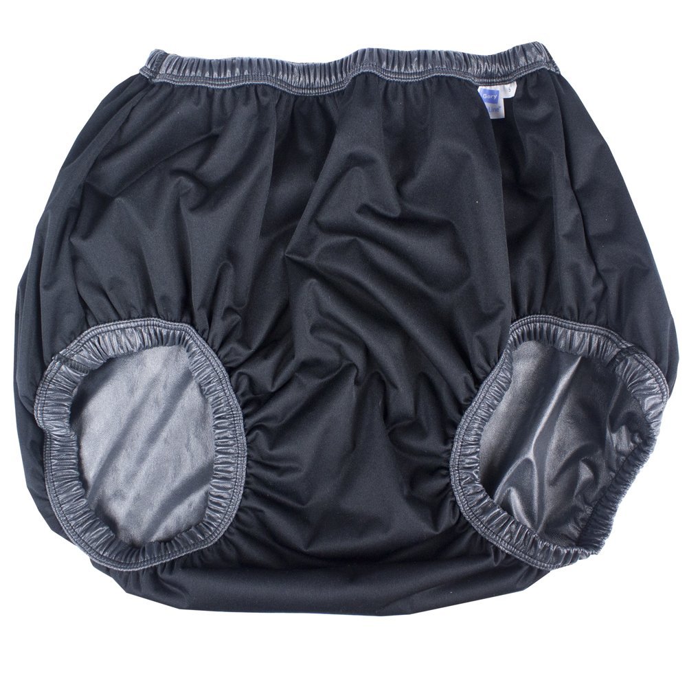 GaryWear Active Brief, Size Large, Black, Each
