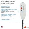 Aqua-Bound Sting Ray Hybrid 2-Piece Posi-Lok Kayak Paddle view 3