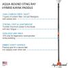 Aqua-Bound Sting Ray Hybrid 2-Piece Posi-Lok Kayak Paddle view 4
