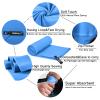 Rainleaf Microfiber Towel, 20 X 40 Inches. Blue. view 3