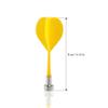 Yalis Magnetic Darts 12 Packs, Replacement Dart for Magnet Dartboard, Safety Plastic Darts for Target Game, Red and Yellow view 3