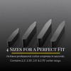40 Metal Collar Stays for Men  Stainless Steel Dress Shirt Collar Inserts in 4 Sizes | Quality Stays view 3
