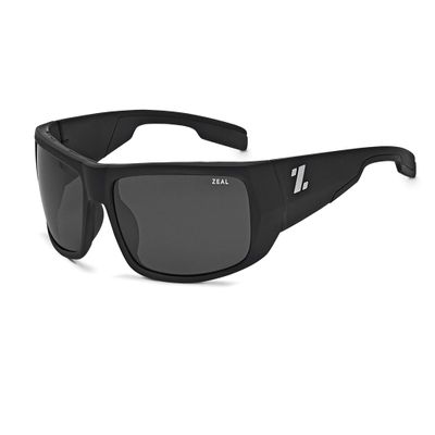 Zeal Optics Snapshot | Plant-Based Polarized Sunglasses for Men & Women - Matte Black/Polarized Dark Grey Lens
