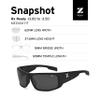 Zeal Optics Snapshot | Plant-Based Polarized Sunglasses for Men & Women - Matte Black/Polarized Dark Grey Lens view 4