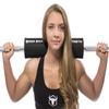 Advanced Squat Pad - Barbell Pad for Squats, Lunges & Hip Thrusts - Neck & Shoulder Protective Pad Support (Black) view 3