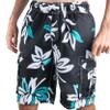 Kanu Surf Men's Barracuda Swim Trunks (Regular & Extended Sizes), Oahu Black, Medium view 1