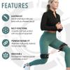 Kinetic Bands - Leg Speed Resistance Bands - Performance/Fitness Training - 4 Resistance Levels, Stretch Strap, Digital Training Series (Yellow, Light Green, Light Blue, Grey - Ages 12 & Under) view 4
