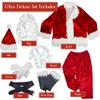 Sunnywood Ultra Deluxe Santa Claus Suit Professional Santa Costume Set for Men Complete with Belt, Gloves, and Boot Tops, Large view 2