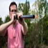 Cold Steel B6254PZ Professional .625 4'. Blowgun Hunting, White, Red, and Black view 3