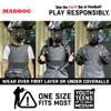 Maddog Sports Paintball & Airsoft Protective Combo Package | Padded Chest Protector, Half Finger Gloves, & Neck Protector  Lightweight Impact Protection for Youth, Teens, Up to Adult Medium Players view 2