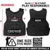Maddog Sports Paintball & Airsoft Protective Combo Package | Padded Chest Protector, Half Finger Gloves, & Neck Protector  Lightweight Impact Protection for Youth, Teens, Up to Adult Medium Players view 3