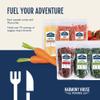The Backpacking Kit - 18Ct Premium Lightweight Meals in 1 Cup Resealable Pouches by Harmony House Foods, Single Set White view 3
