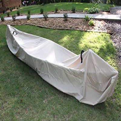 NAVI TAN 16' 'WATERGUARD' Heavy Duty Waterproof Canoe/Kayak Cover, for UP to 16' Long, and for UP to 9 1/2 ' Girth