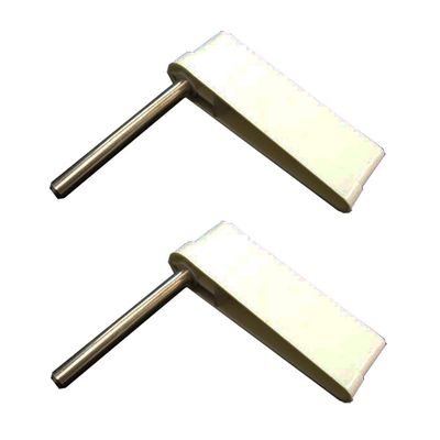 Pinball Flipper Shaft Assembly White - Set of 2