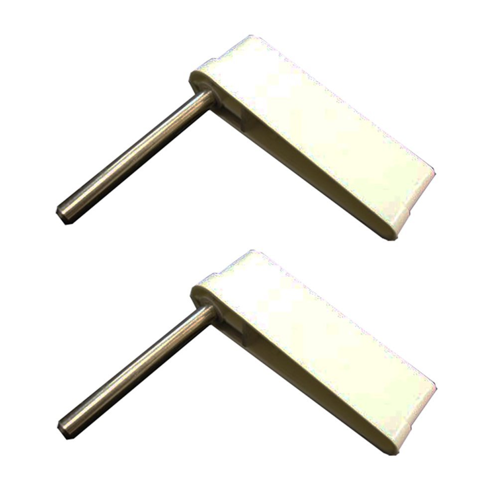 Pinball Flipper Shaft Assembly White - Set of 2