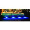 T-H Marine Premium LED Underwater Light | Round High Intensity Super Bright LEDs with Stainless Steel Bezel - Blue view 1