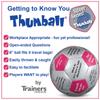 Trainers Warehouse Getting to Know You Thumball 6" | Conversation Starter, Ice Breaker, Team Building Game for The Office in Any Setting | 32 Prompts view 3