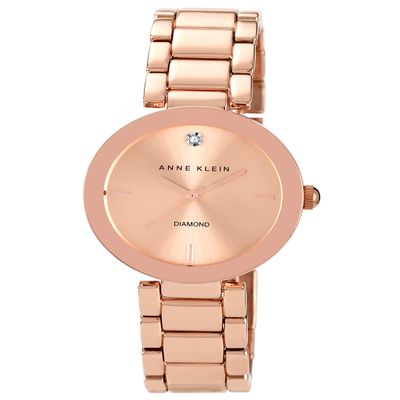 Anne Klein Women's Genuine Diamond Dial Bracelet Watch