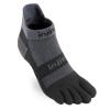 Injinji 2.0 Men's Run Midweight No Show Toesocks, Black/Gray, Medium view 1