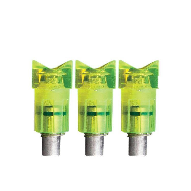 Lumenok Easton Carbon Crescent Bolt End (3-Pack), Green