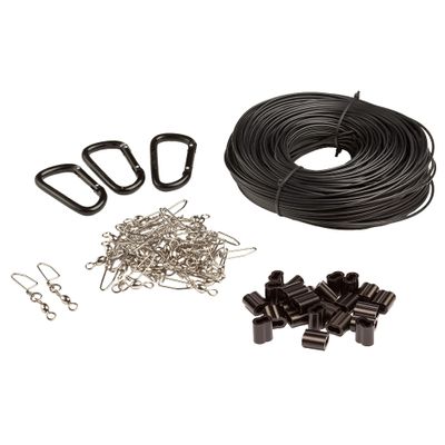 Rig'Em Right Waterfowl Do-It-Yourself Custom Texas Style Decoy Anchor Rigging System - Build 3-Dozen, Eight Foot Long Rigs