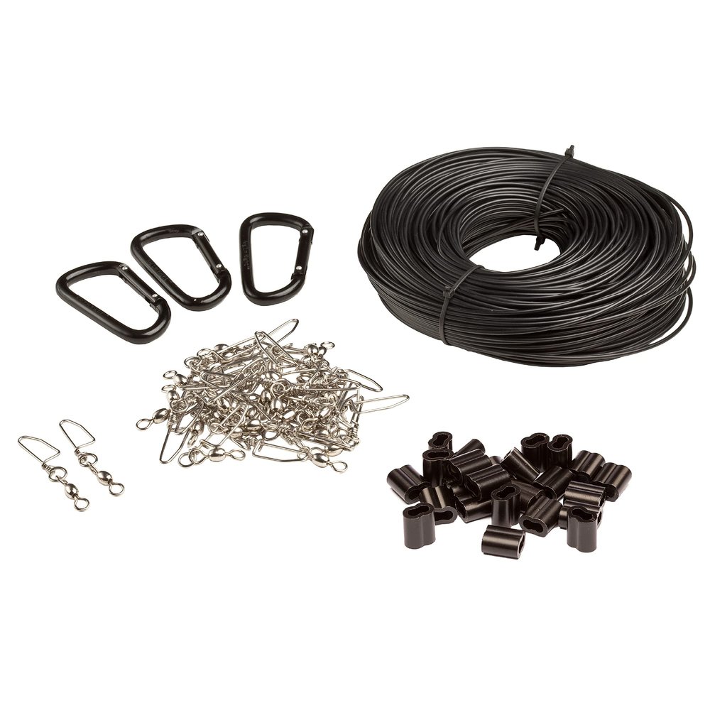 Rig'Em Right Waterfowl Do-It-Yourself Custom Texas Style Decoy Anchor Rigging System - Build 3-Dozen, Eight Foot Long Rigs