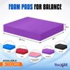 Yes4All Balance Pad, Nonslip TPE Foam Balance Pad with Upgraded Sizes - L, XL, XXL Balance Mat for Fitness, Yoga & Stability Training - Multicolor Options - L, Purple view 2